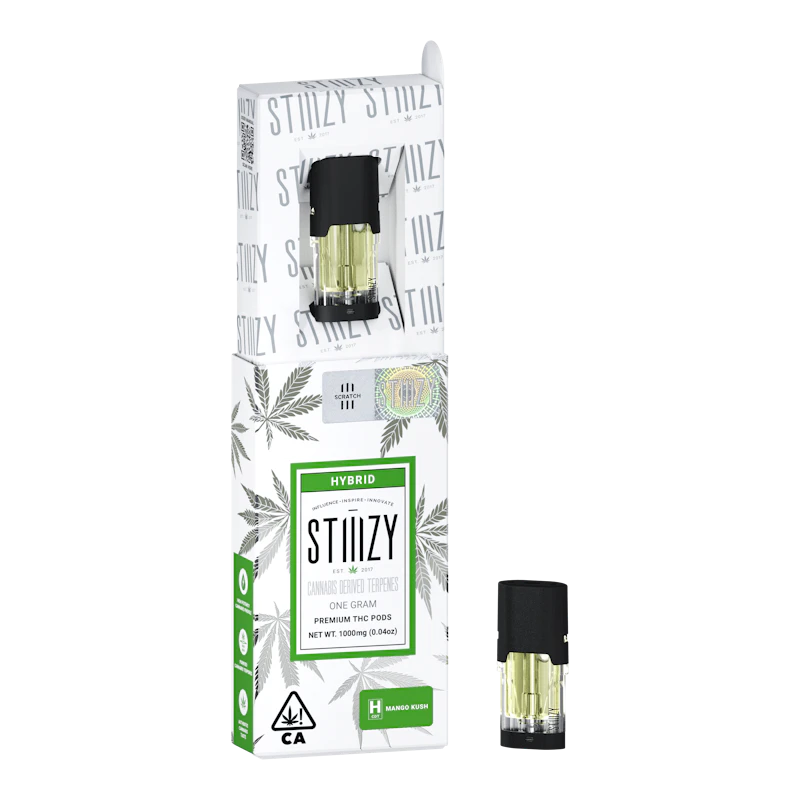 STIIIZY Vape Cartridge - MANGO KUSH 1G CDT Pod - STIIIZY, Cartridges