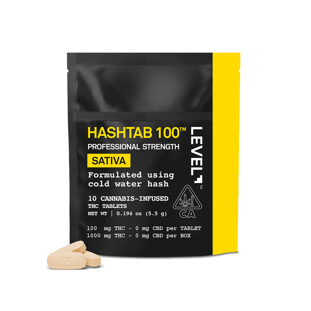 HASHTAB 100 | Sativa Tablets | 1000mg | 10ct | 100mg/ea
