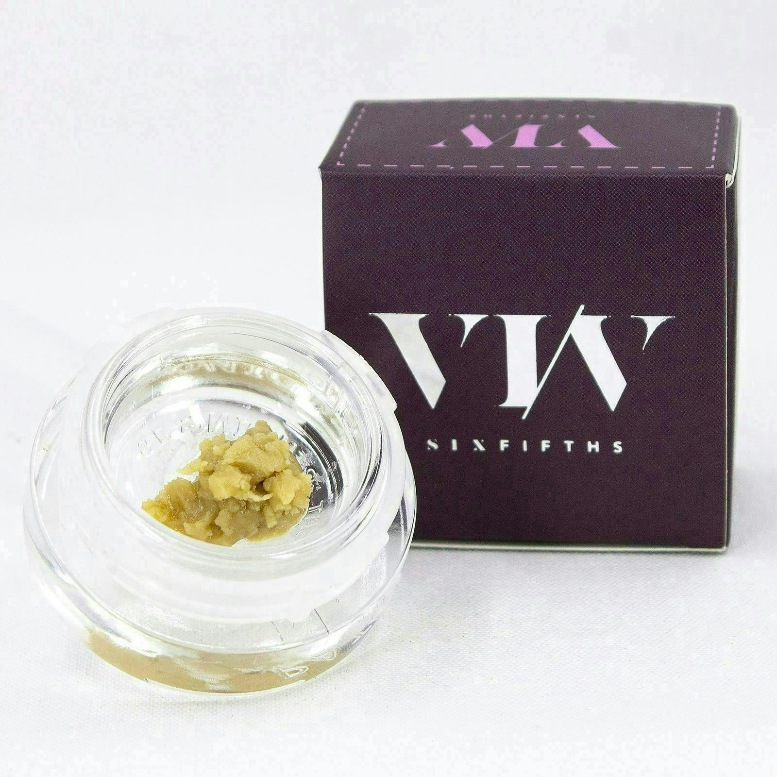 Gluttony | Live Rosin | Badder | 1g by Six Fifths