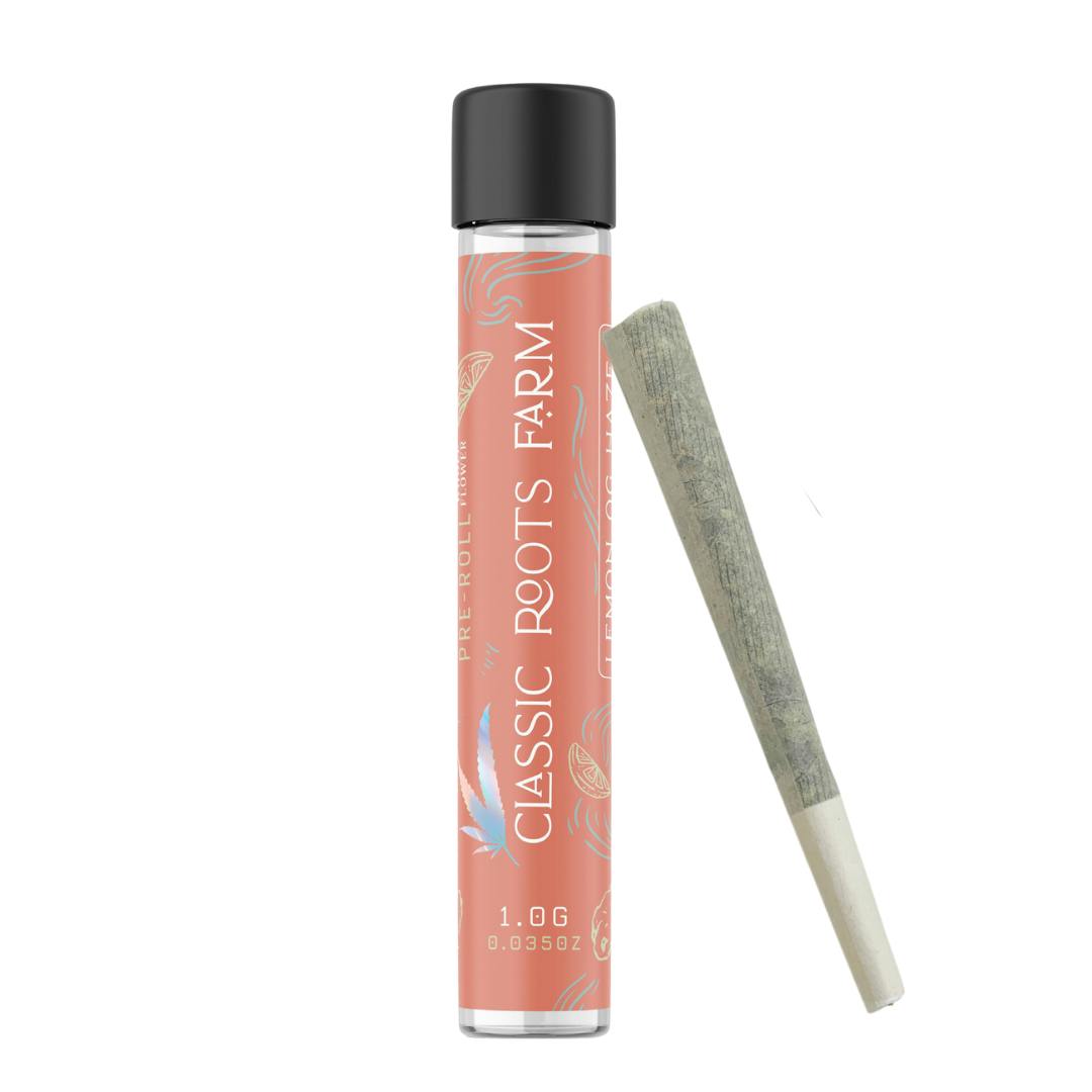 Lemon OG Haze X Ethos Premium Cookies PreRoll Classic Roots Farm