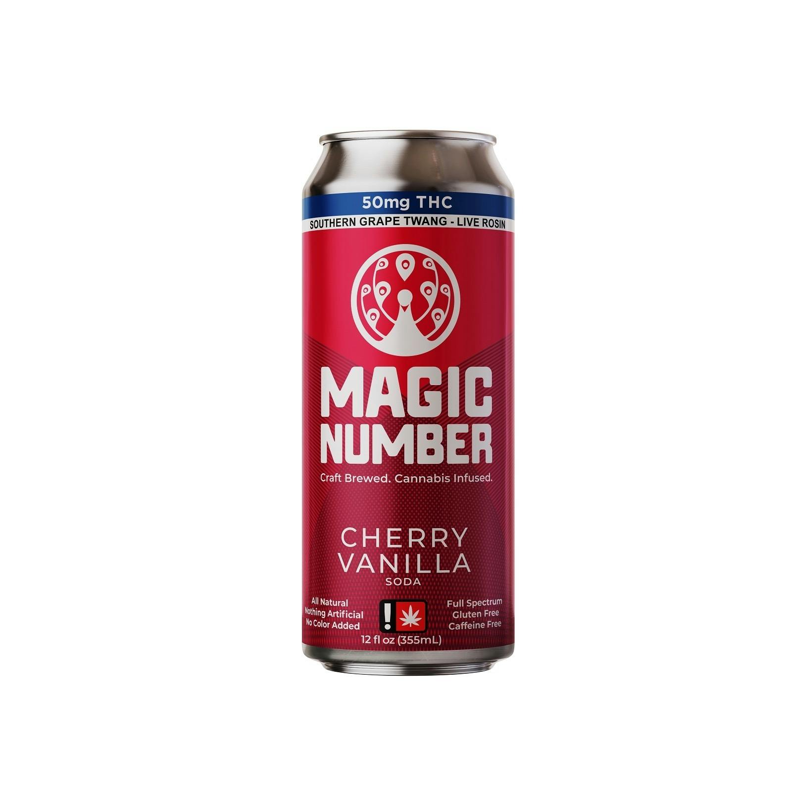 Cherry Vanilla Soda 50mg THC