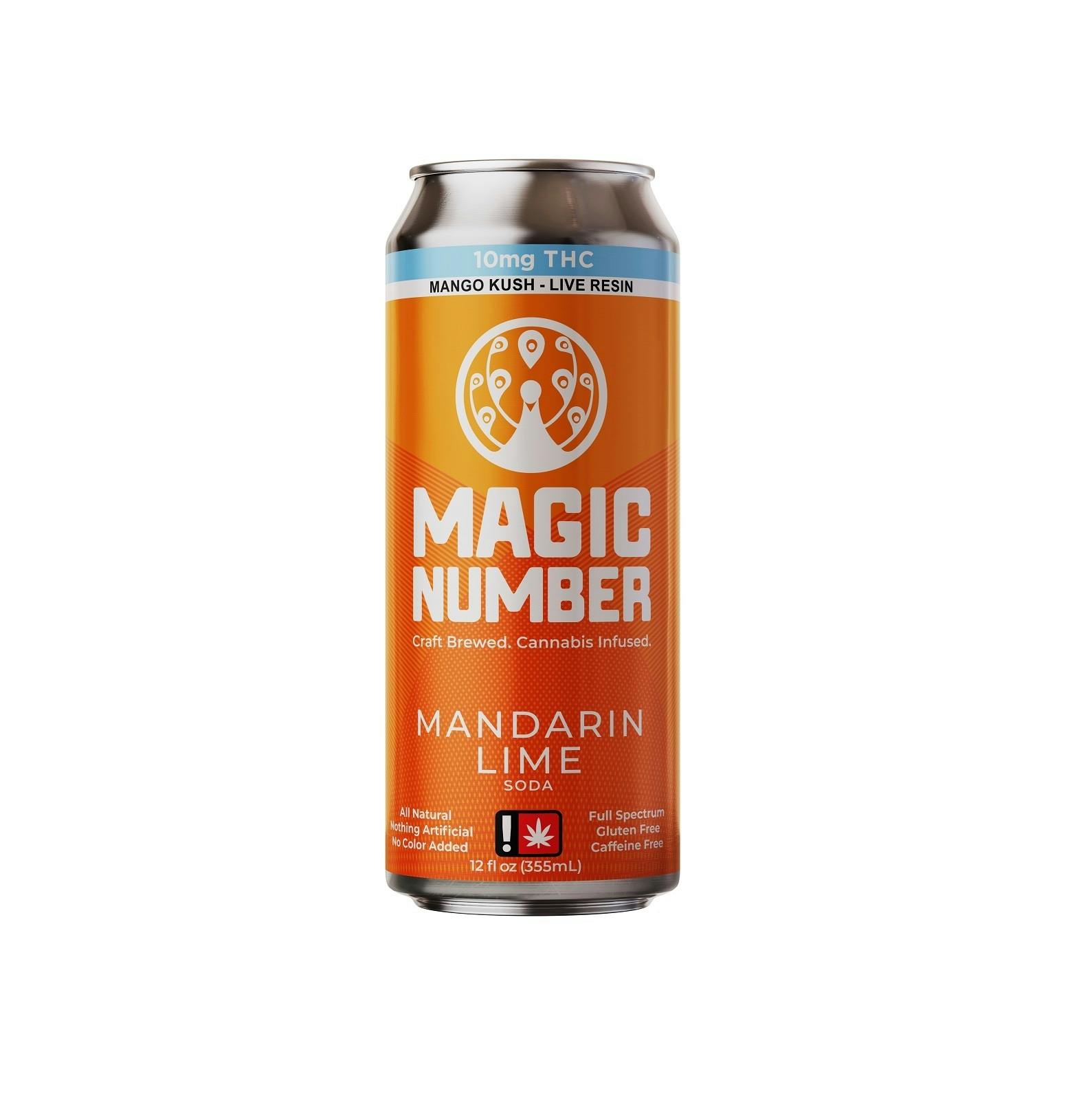 Mandarin Lime Soda 10mg THC at The Kings of Canna