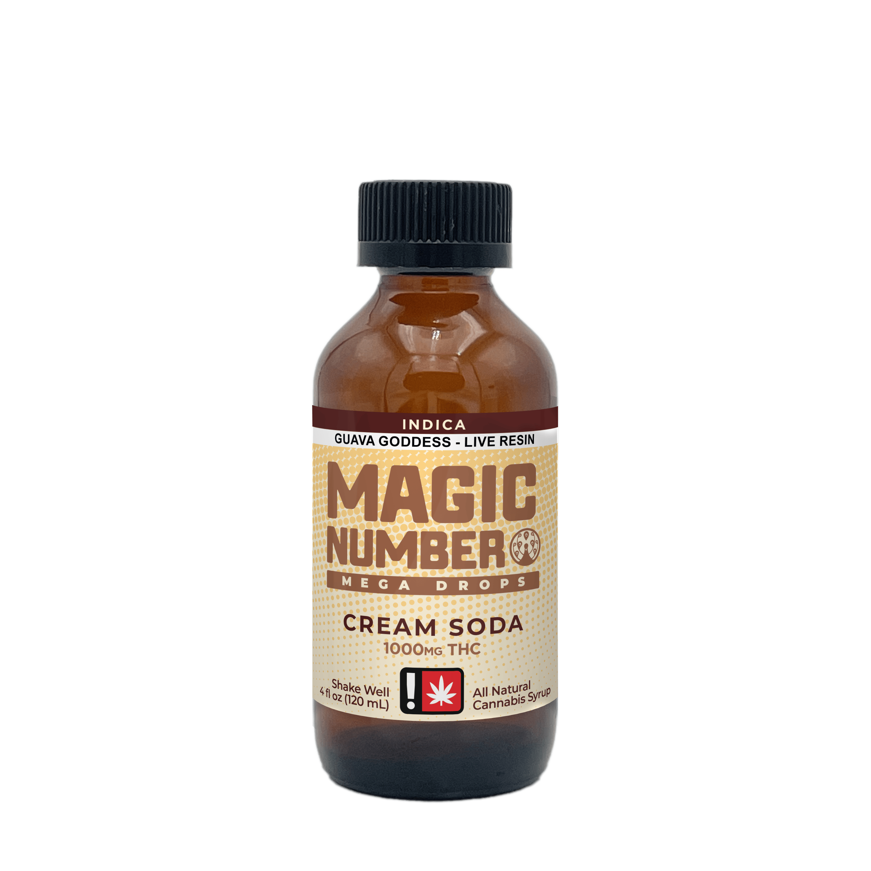 Mega Drops 1000mg THC - Cream Soda Indica - Magic Number