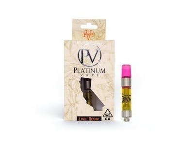 PLATINUM VAPE - Platinum Vape- LIVE RESIN- Blueberry Muffin 1.0g (Hybrid)