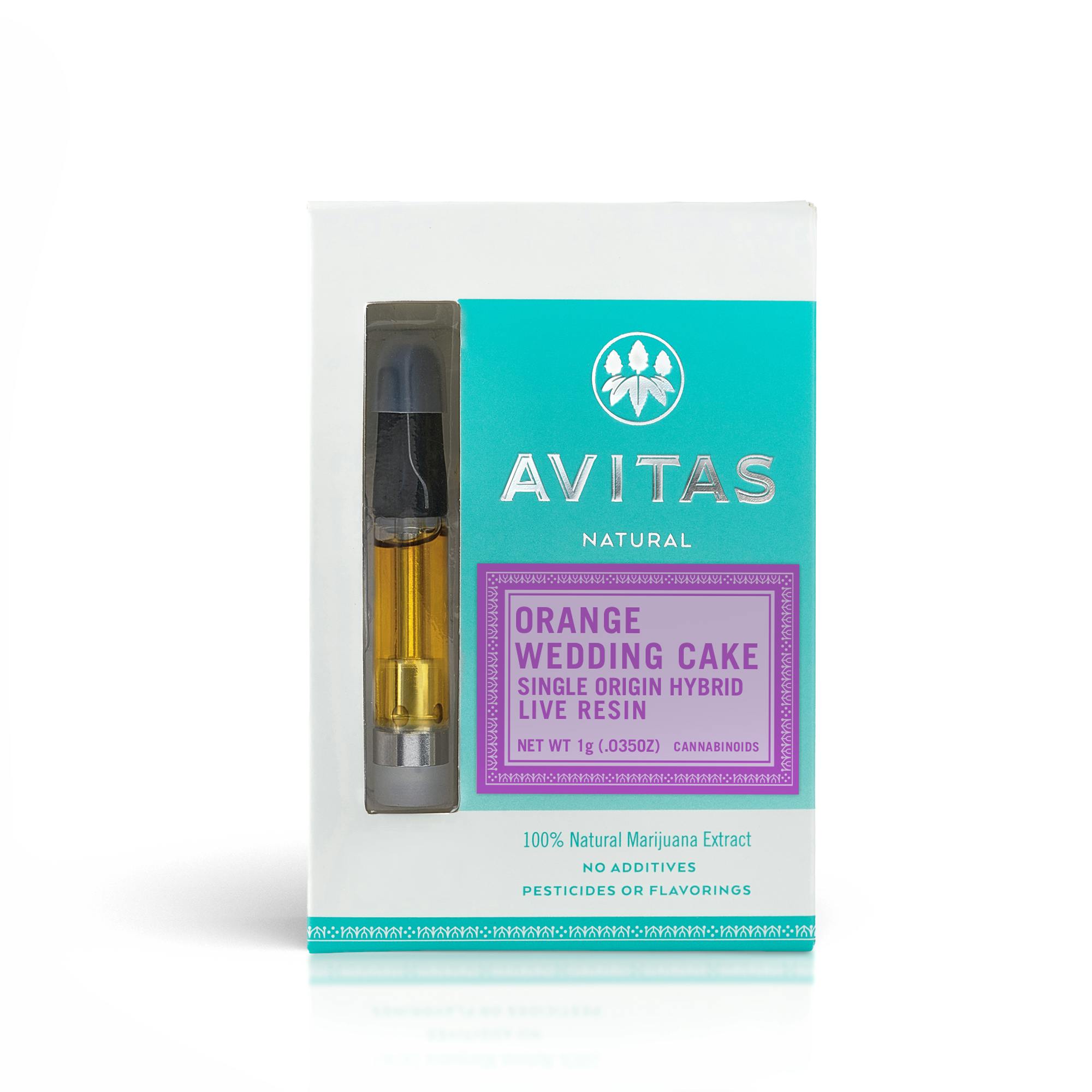 Orange Wedding Cake Live Resin Cartridge 1g