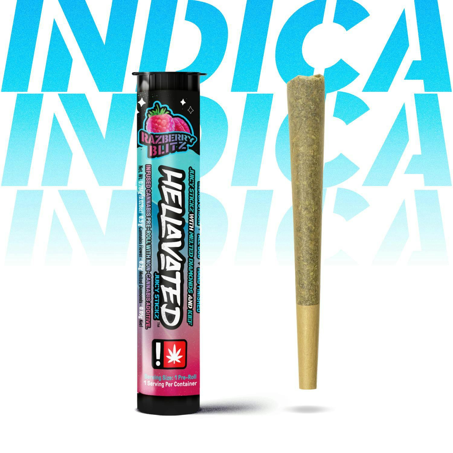 Hellavated: Razberry Blitz Juicy Stickz