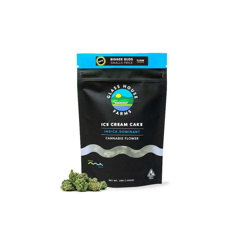 Ice Cream Cake [28g Farm Packs] Glass House Farms