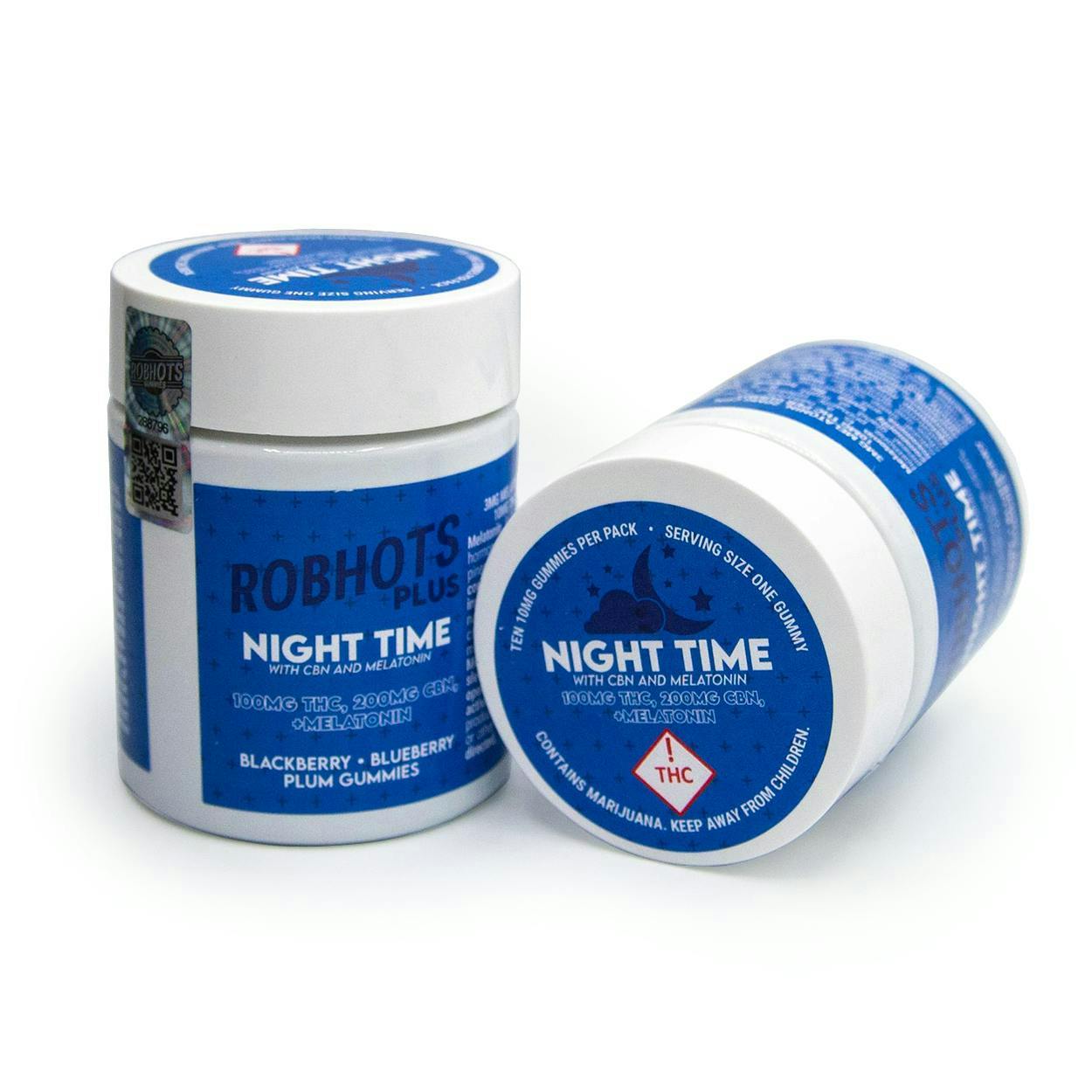 Robhots | Night Time Multipack Gummies (THC, CBN, Melatonin) | REC | 100mg