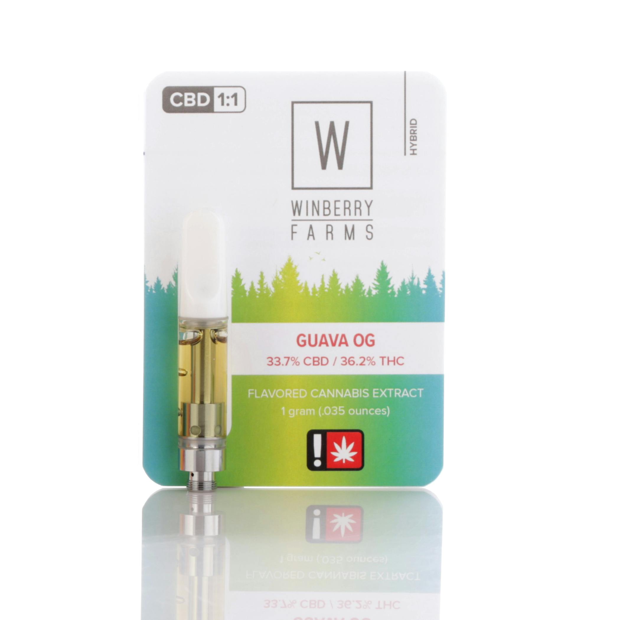 1:1 CBD/THC Cartridge - Guava OG