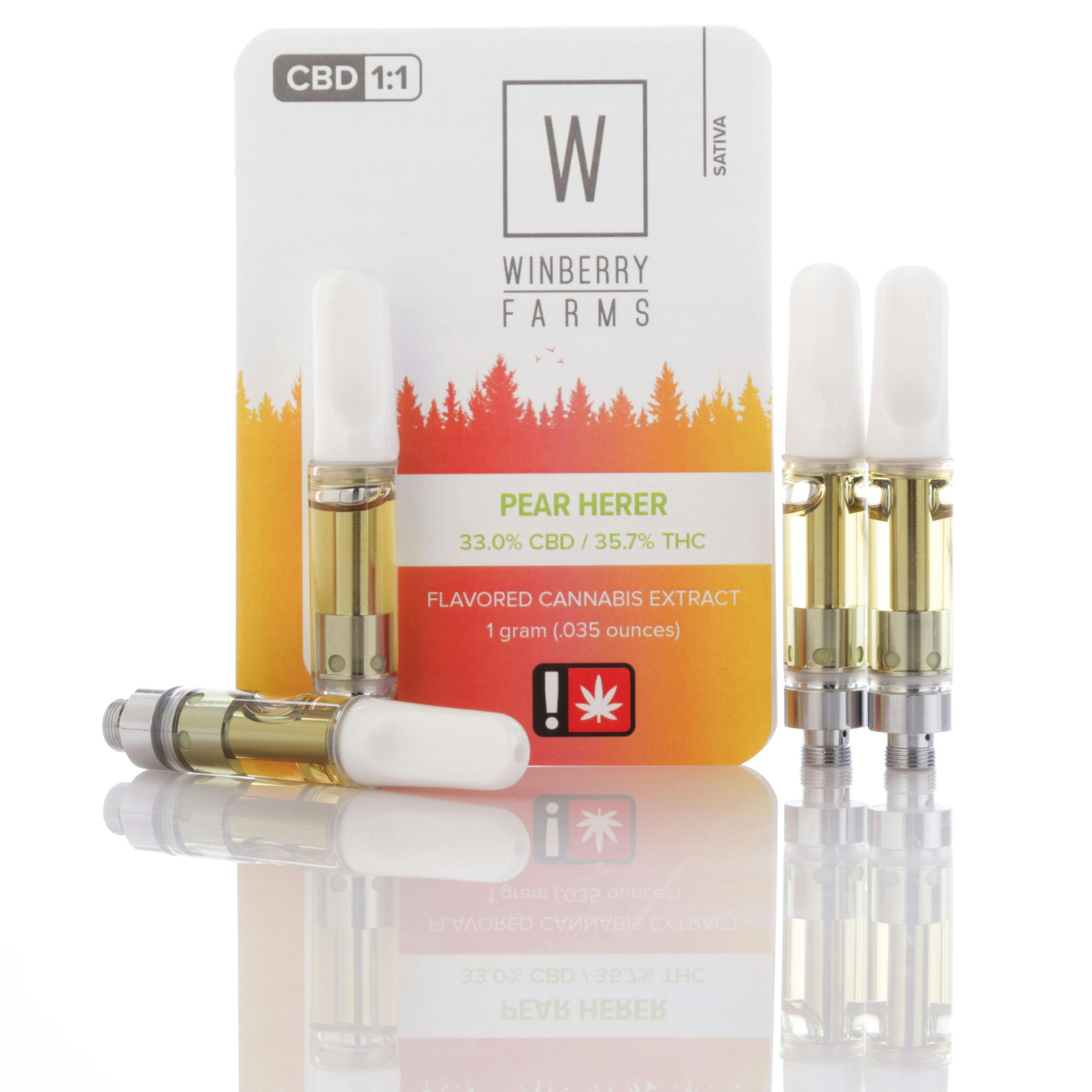 1:1 CBD/THC: Pear Herer