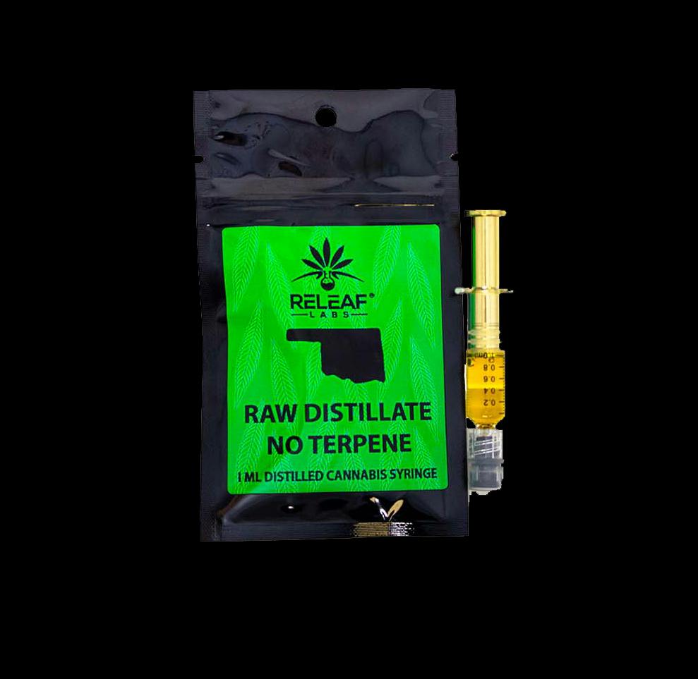 Releaf Distillate Syringe - Raw/No Terpenes
