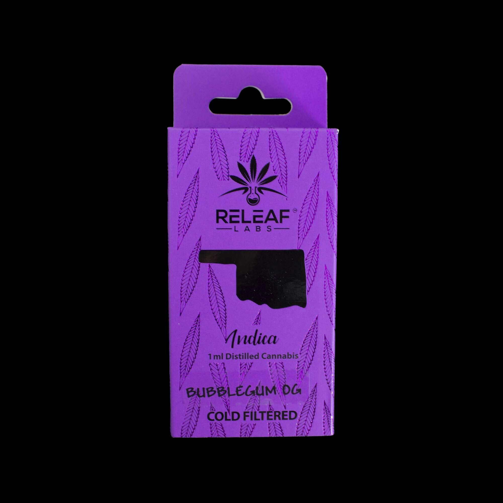 Releaf Labs 1g Cart - Bubblegum OG at Releaf 85624