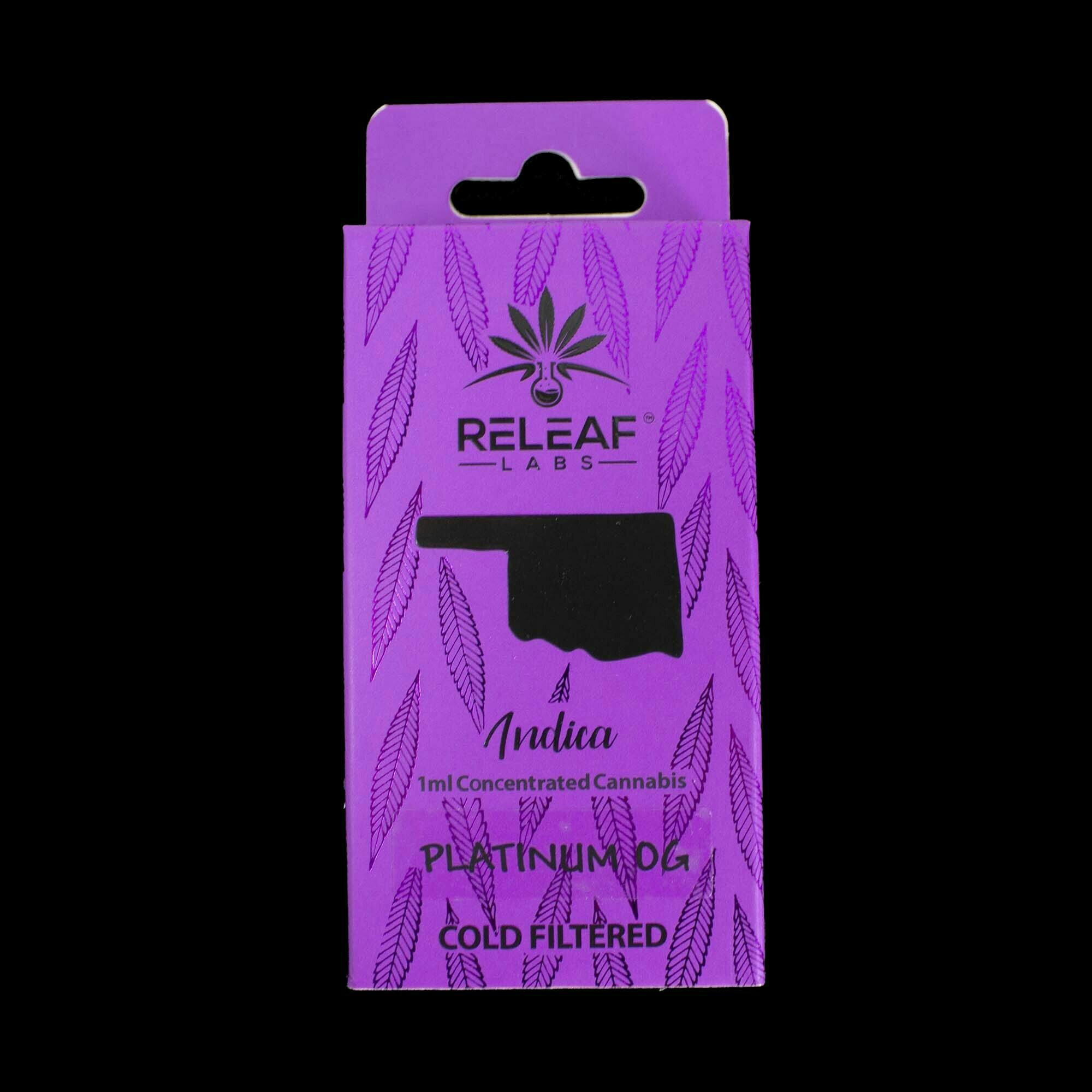 Releaf Labs 1g Cart - Platinum OG