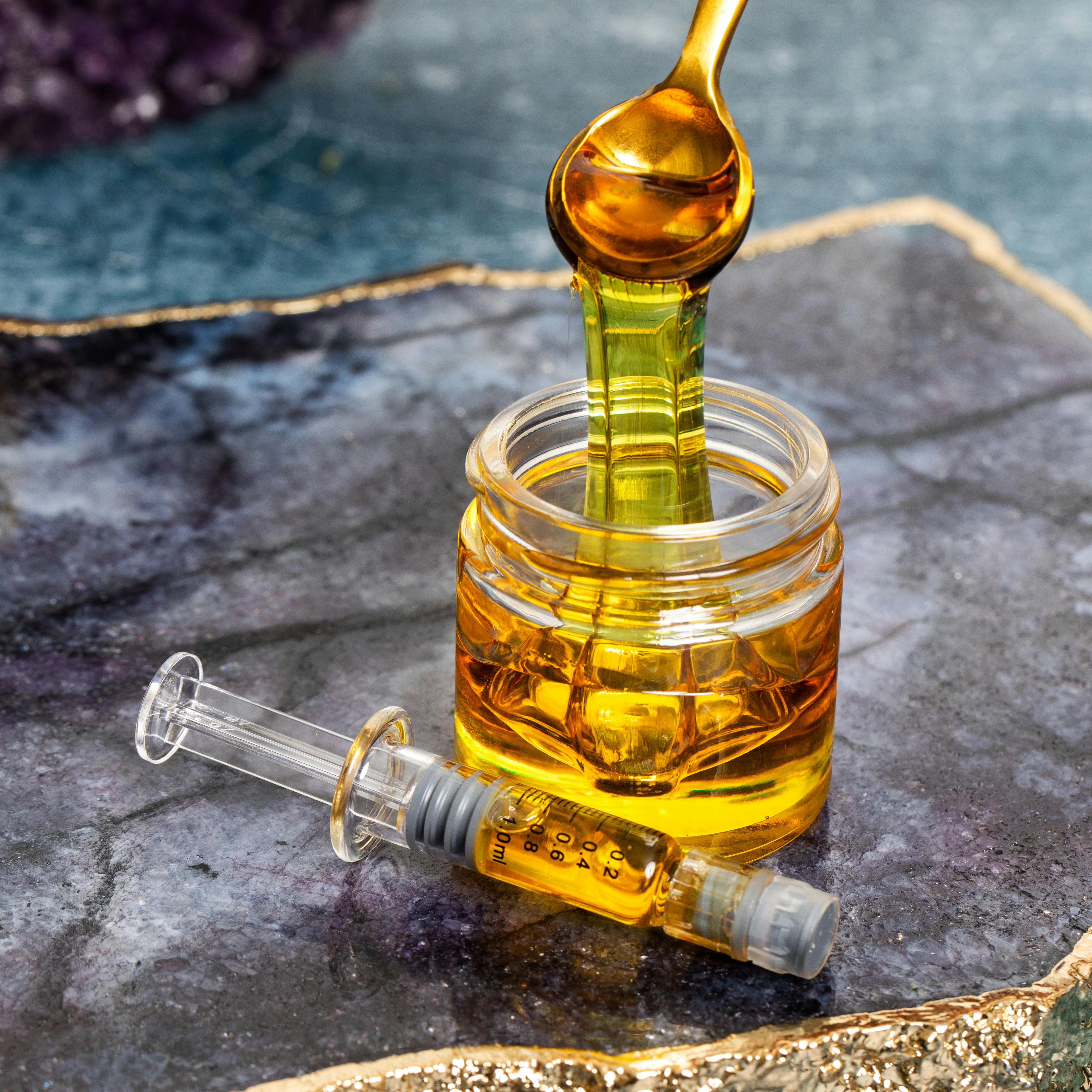 1 oz or 1/2 oz THC Distillate Mind Body Soul Support 1 oz or 1/2 oz THC Distillate Mind Body Soul Support