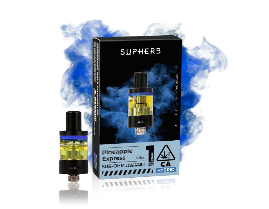 Supherb - Pineapple Express Hybrid Distillate Cartridge 1g