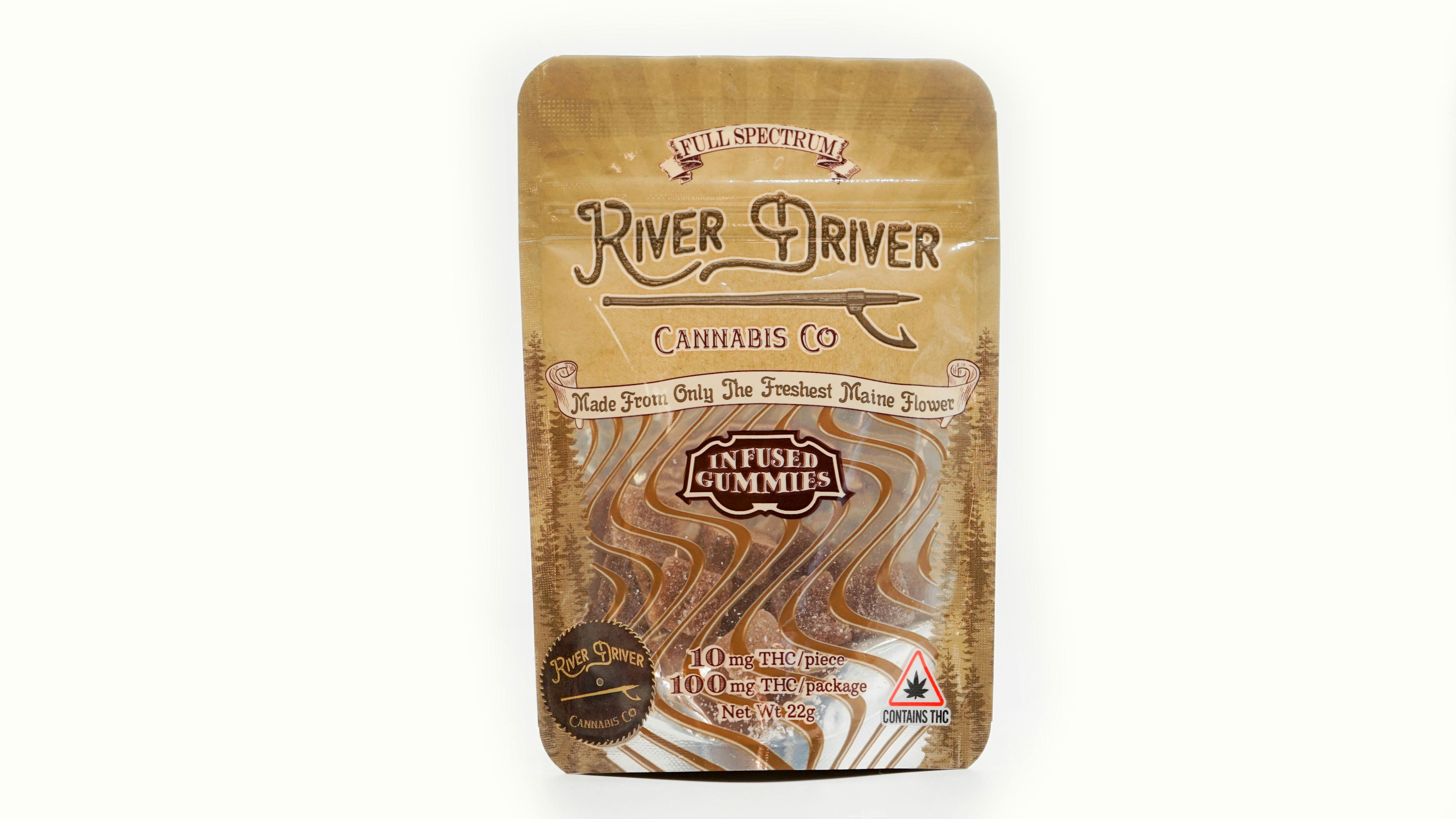 Blueberry Gummy (Indica) 10mg, 10pk by River Driver Cannabis Co