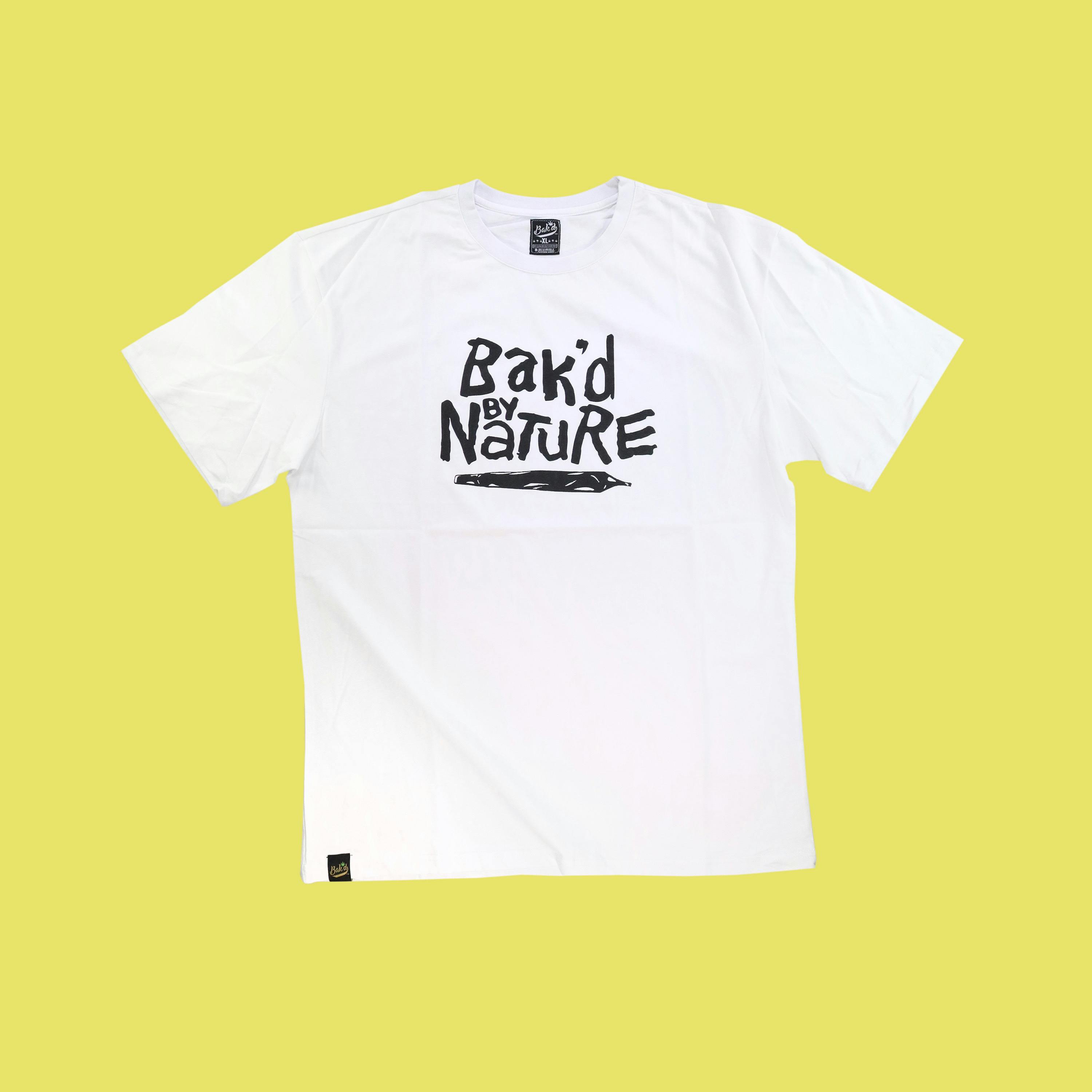 Bak'd by Nature T-Shirt -White