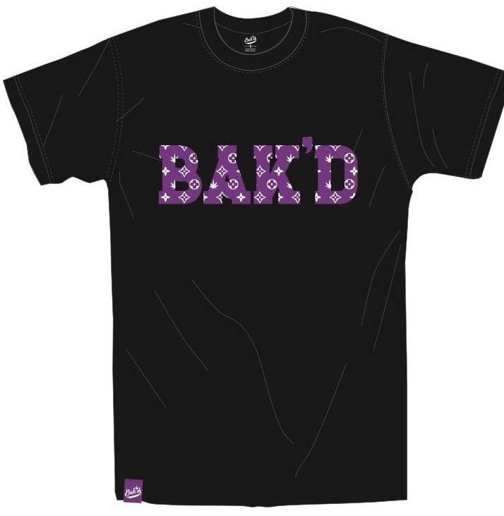 Bak'd Luxury T-Shirt-Purple