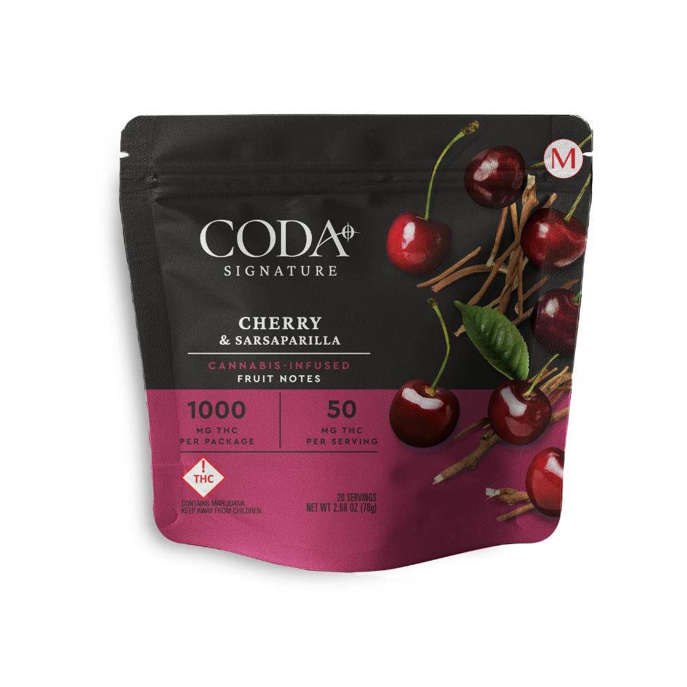 Cherry & Sarsaparilla Fruit Notes | 1000mg THC | MED by Coda Signature