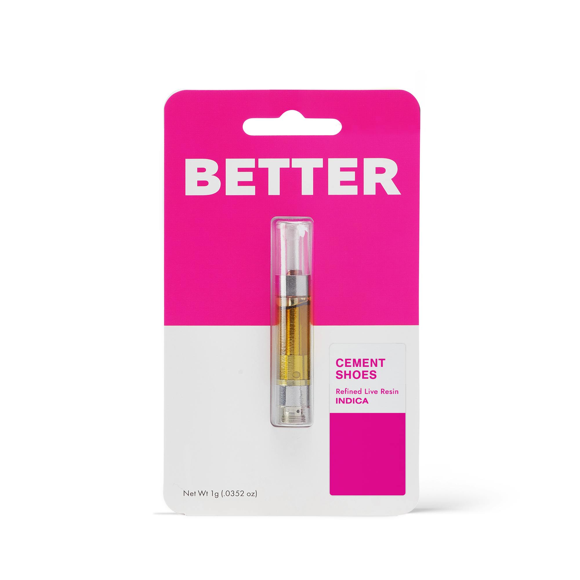 Cement Shoes Refined Live Resin Cartridge 1g