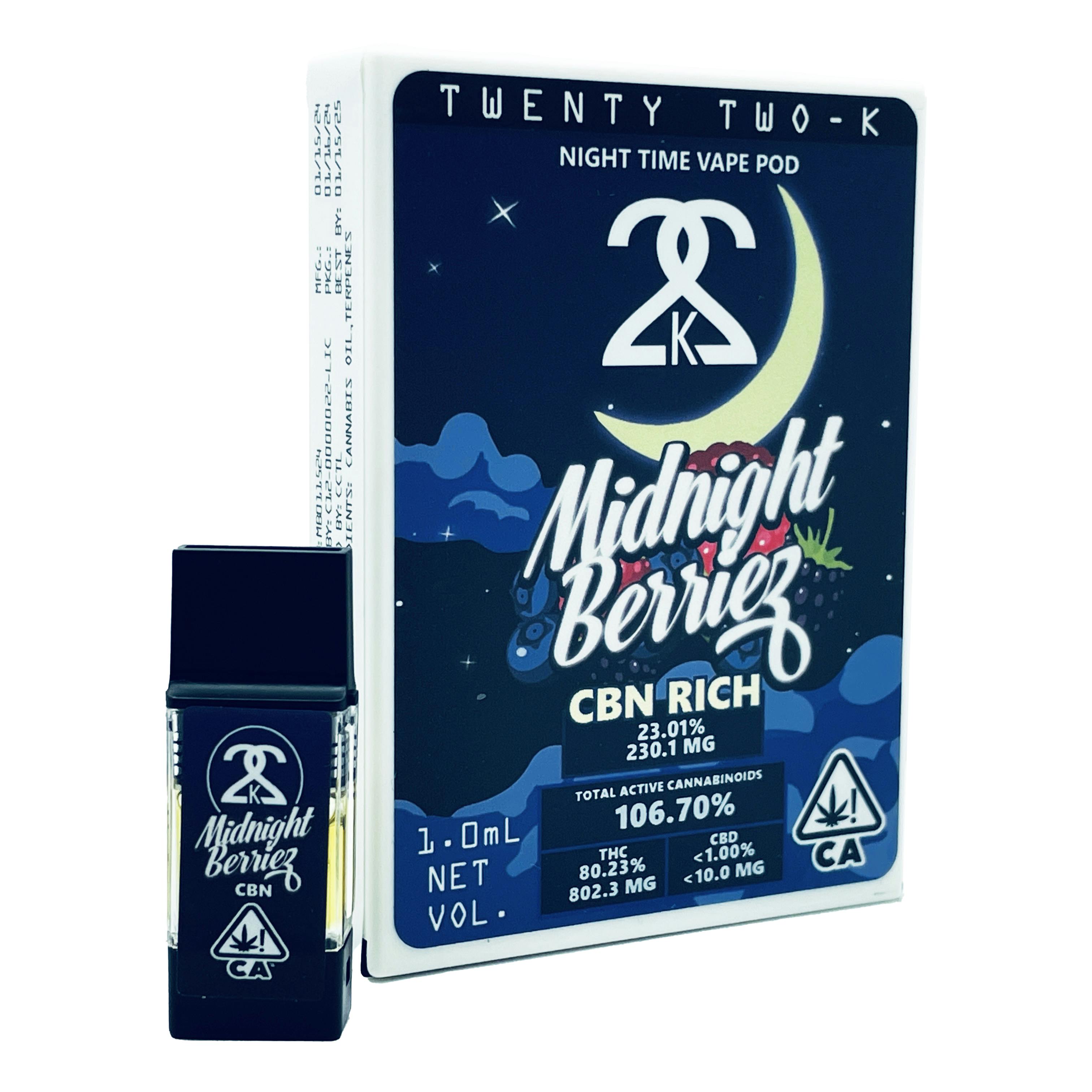 22K - Midnight Berries - CBN Rich POD - 1.0ml