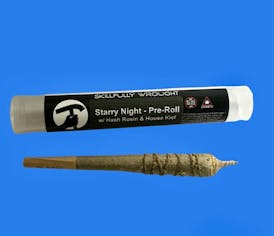 Starry Night Pre-Roll w/ Rosin & Kief Coating - King Size - Single
