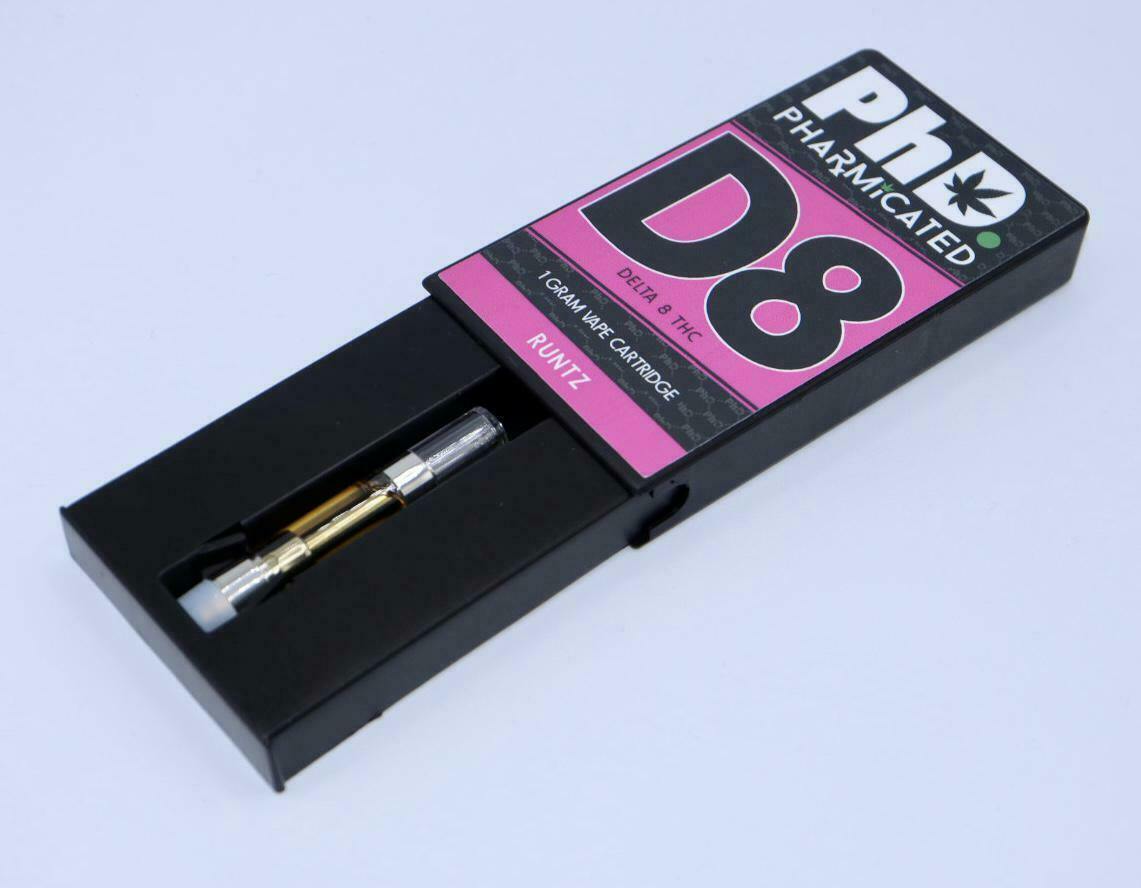 Pharmicated D8 Vape Cart - 1000mg - Runtz