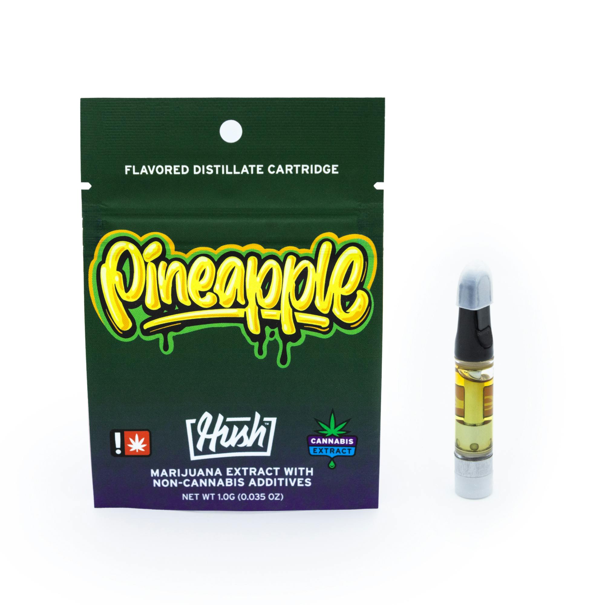 Pineapple Flavored: Pineapple Flavored Distillate Cartridge 1g