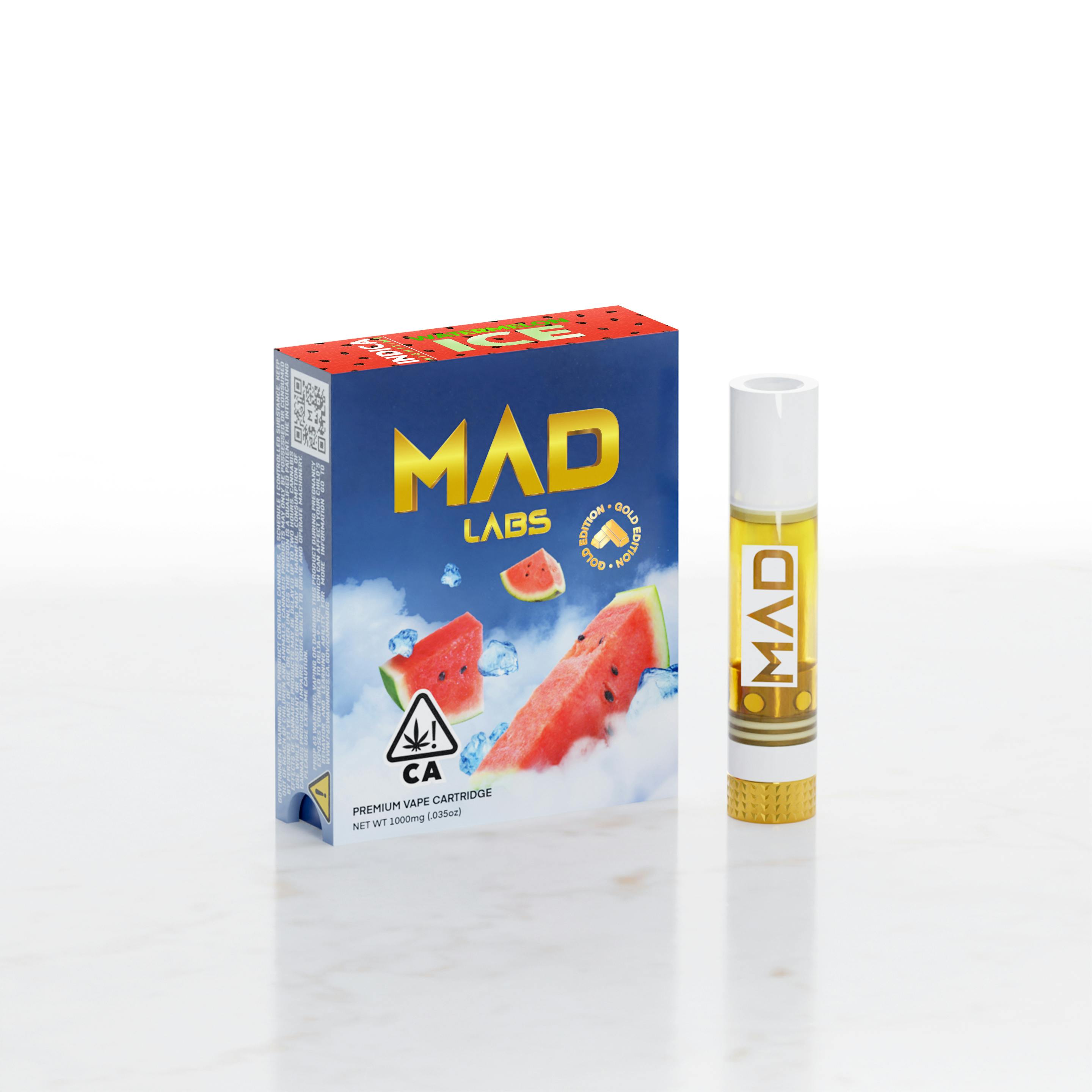 Mad Labs Watermelon Ice Cartridge Gold Edition 1G Mad Labs