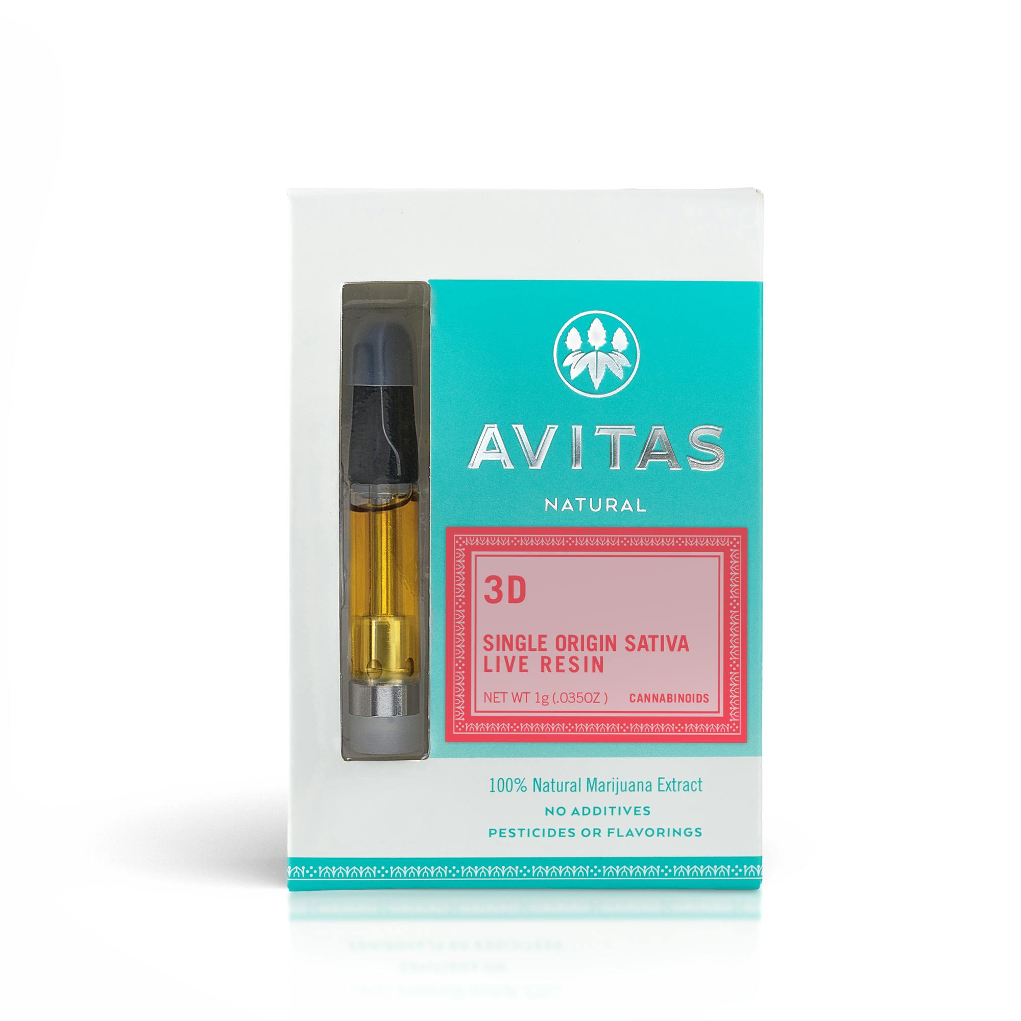 3D Live Resin Cartridge 1g