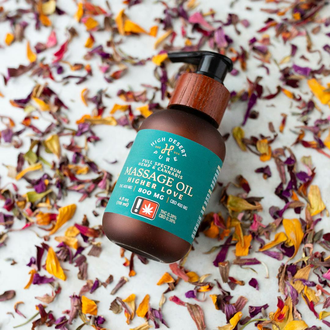 Higher Love Massage Oil (800 mg) at Gorge Greenery All Things Cannabis- Marijuana Dispensary Hood River