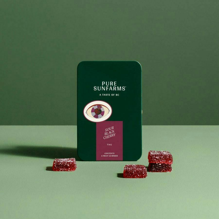 Sour Black Cherry Gummies - 10MG