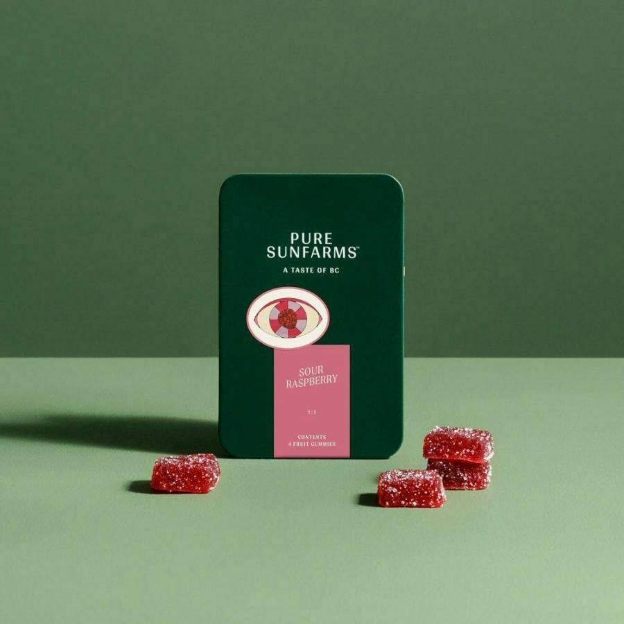 Sour Raspberry Gummies 1:1