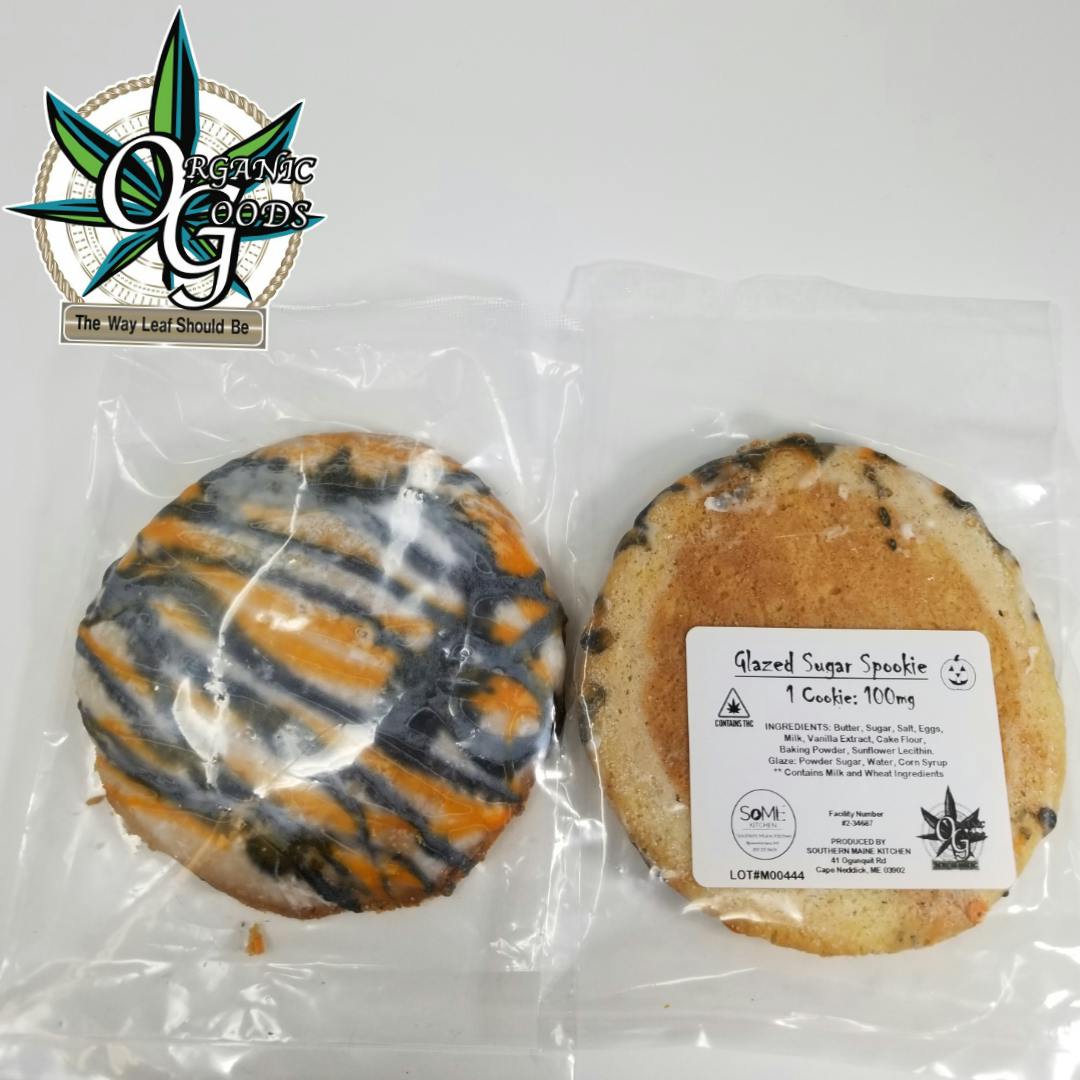 Organic Goods 100mg Glazed Sugar Spookie Cookie Weedmaps