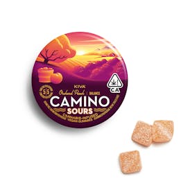 Camino Sours 5:5 CBD Orchard Peach 'Balance' Gummies