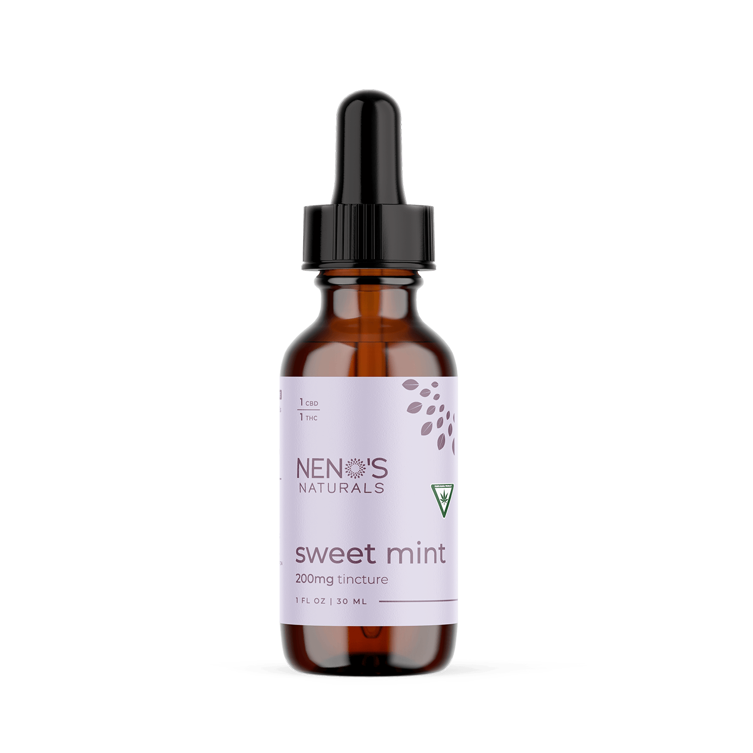 Neno's Naturals 1:1 THC/CBD Tincture - Sweet Mint 200mg