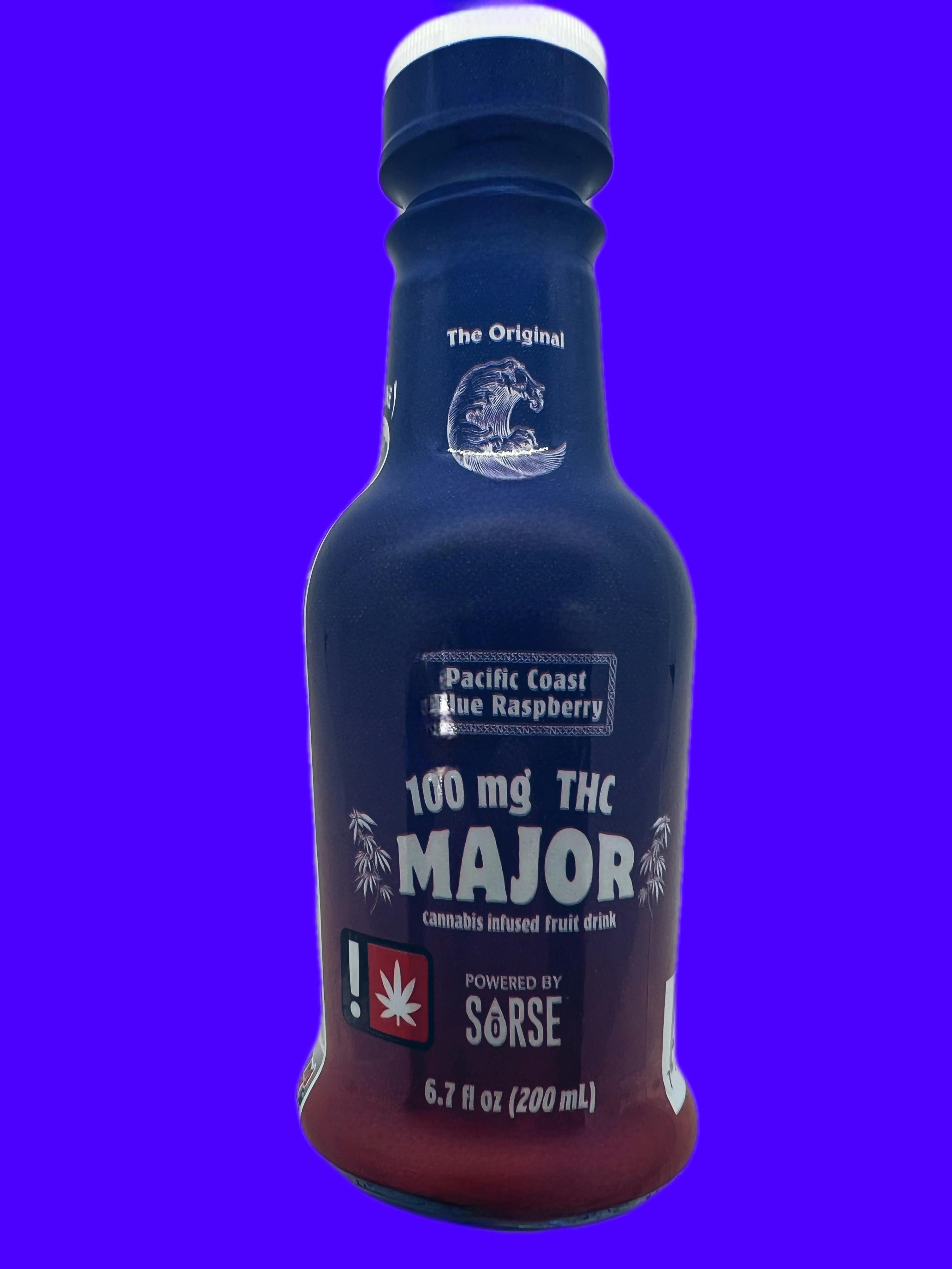 Major - 100mg THC Pacific Coast Blue Raspberry