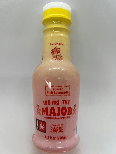 Major - 100mg THC Sunset Pink Lemonade