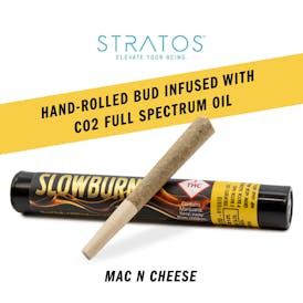 Slow Burn Full-spectrum Oil Infused Pre-Roll Mac N Cheese