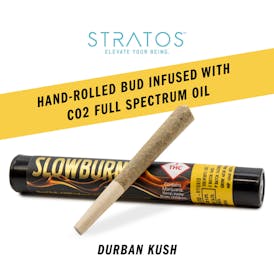 Slow Burn Full-spectrum Oil Infused Hybrid Pre-roll Durban Kush
