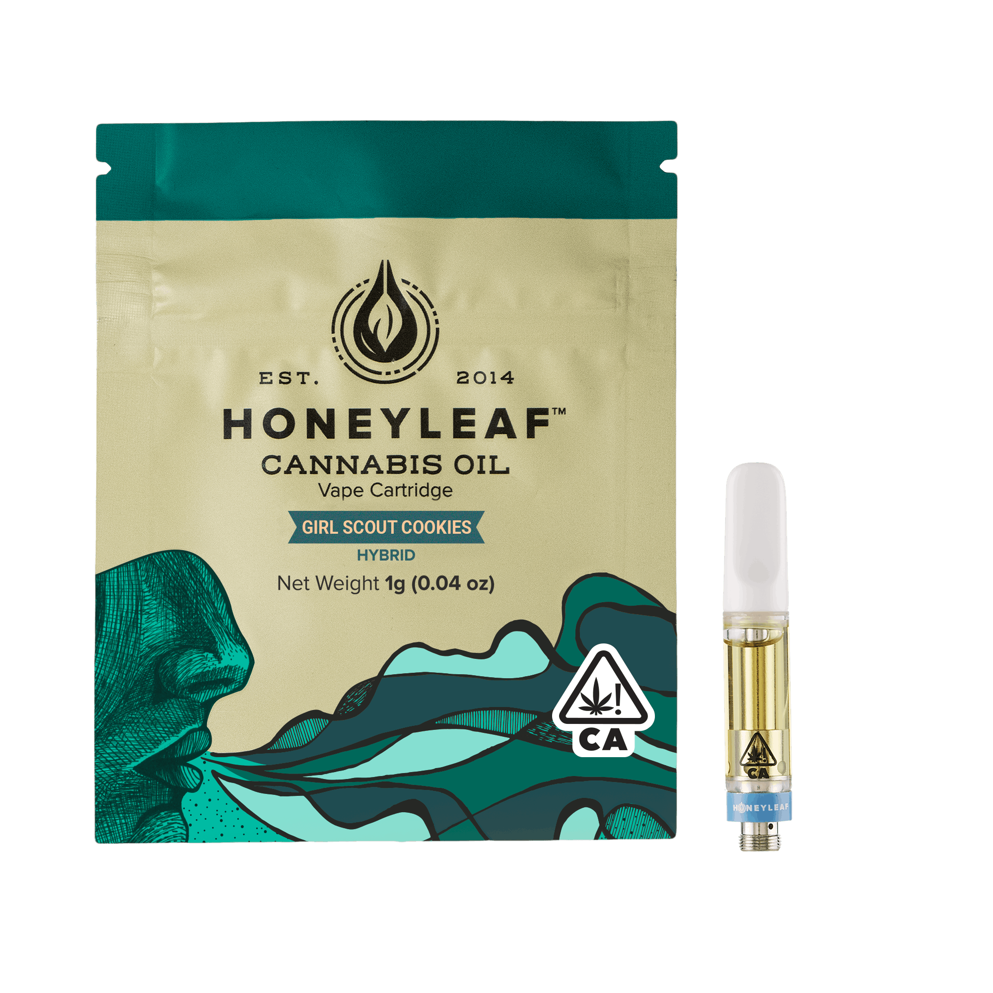 GIRL SCOUT COOKIES 1G CARTRIDGE HYBRID Honeyleaf