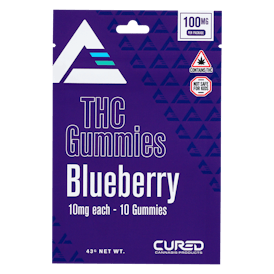 Blueberry Gummy Triangles