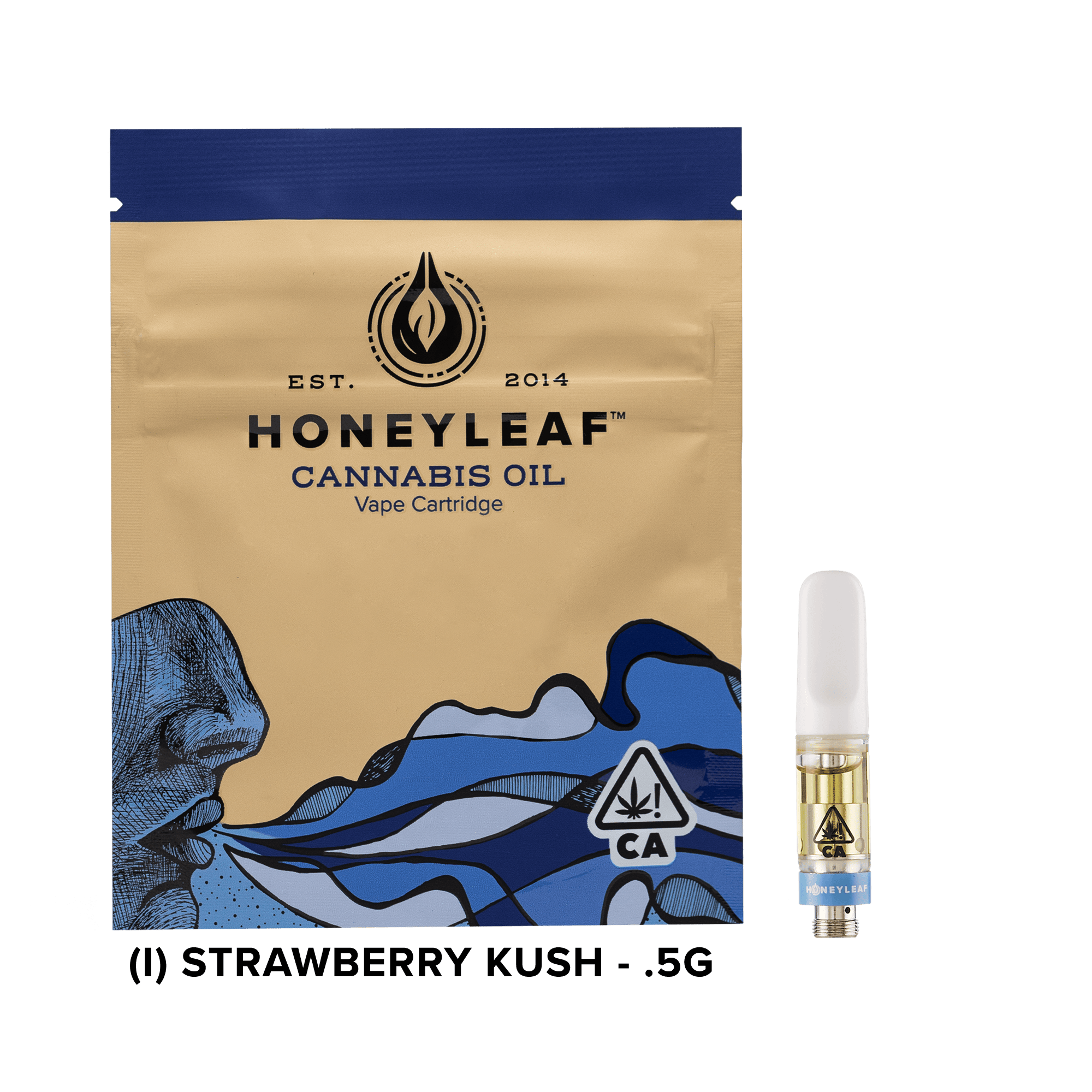 Honeyleaf STRAWBERRY KUSH .5G CARTRIDGE INDICA Weedmaps