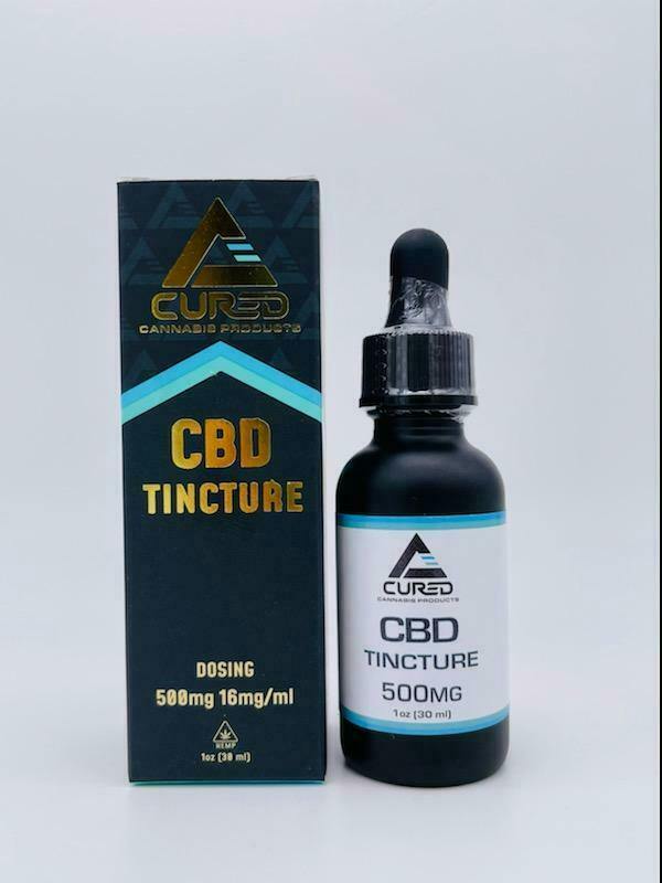 500mg CBD Isolate Tincture - Cured