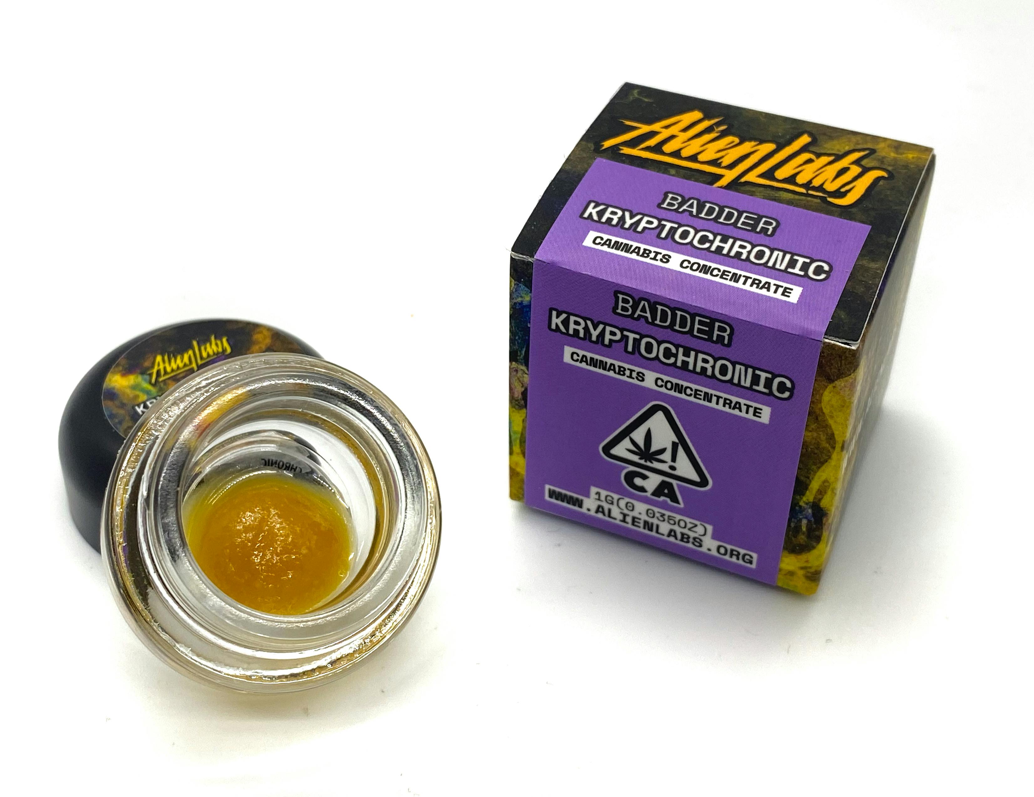 KryptoChronic Live Resin Badder 1 Gram Alien Labs