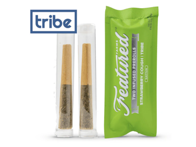 Rove Featured Farms · Infused Prerolls 2pk · Strawberry Cough - S · 1.0g, Infused Pre-Rolls