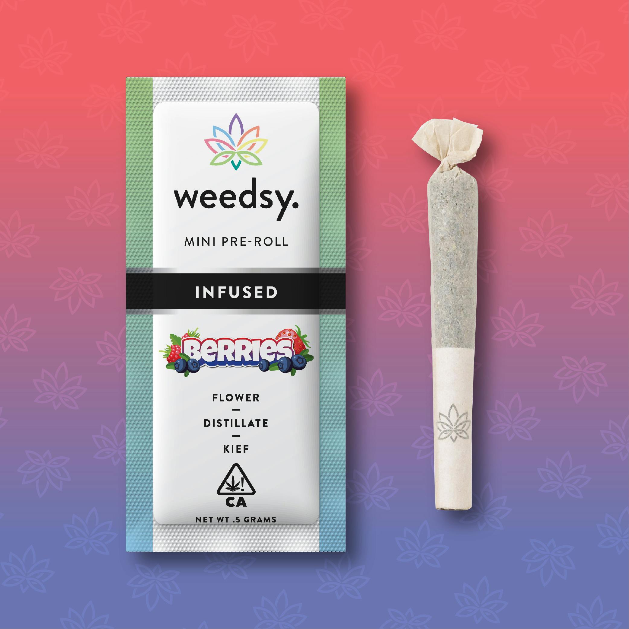 Berries 0.5G Infused Mini Pre-Roll