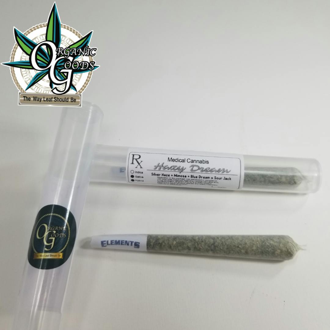 Organic Goods Hazy Dream Pre-Roll | Weedmaps