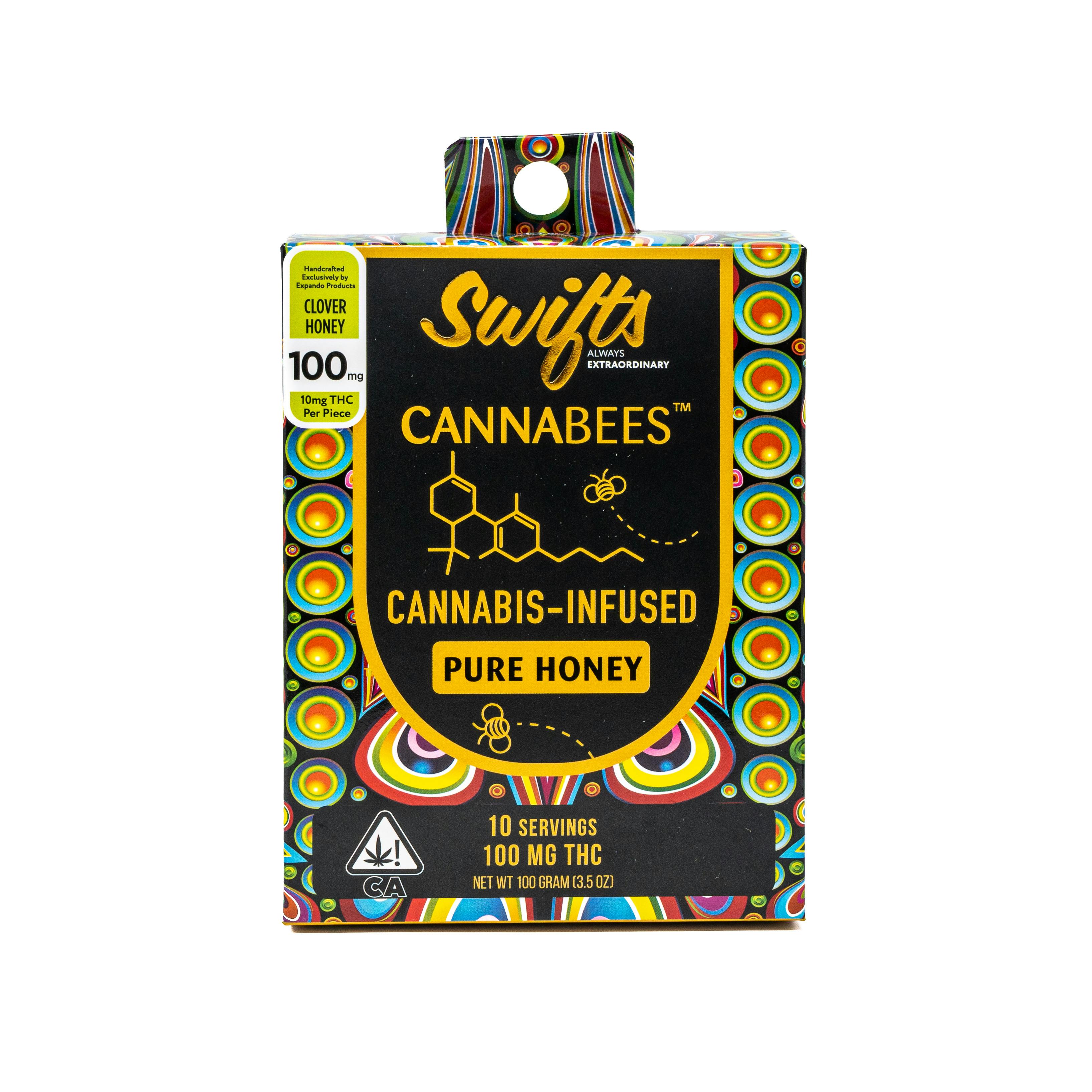 Swifts Cannabees Pure Honey - 100MG by Swifts Edibles