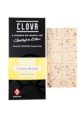 CLOVR Crème Brûlée Chocolate Bar - 100 mg